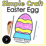 Simple Easter Egg Craft a Fine Motor Activity