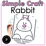 Simple Easter Rabbit Craft A Fine Motor Activity