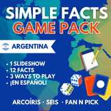 Simple Facts Games | Arcoíris, Seis, & Fan 'n' Pick | Argentina