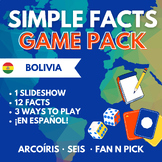 Simple Facts Games | Arcoíris, Seis, & Fan 'n' Pick | Bolivia