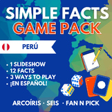Simple Facts Games | Arcoíris, Seis, & Fan 'n' Pick | Perú