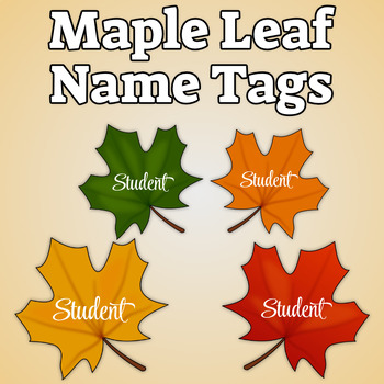 Preview of Editable Leaf Name Tags