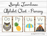 Simple Farmhouse Alphabet