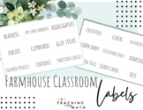 Simple Farmhouse Classroom Supply Labels