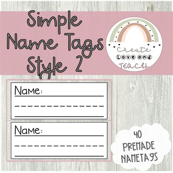 baby name tags printable