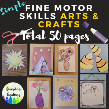 Preview of Simple Arts and Crafts Activities Ideas for Special Education