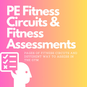 Preview of Simple Fitness Circuits & Assessment