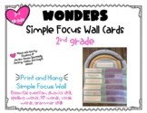 Simple Focus Wall 2nd Grade Wonders 2023