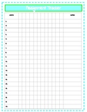 Simple, Free, and Printable Assignment Tracker