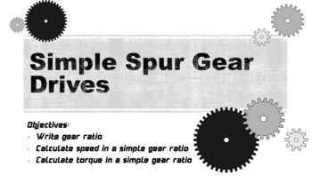 Preview of Simple Gear Train Calculations