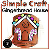 Simple Gingerbread House Craft