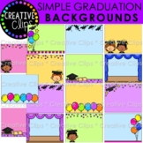 Simple Graduation Background Clipart: Graduation Clipart