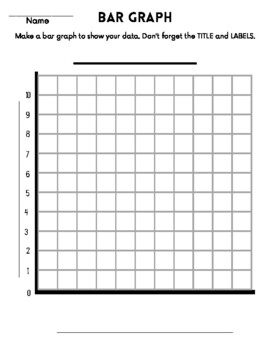blank line graph for kids