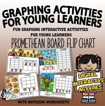 Preview of Simple Graphs for Little Learners ~ Promethean Board Flip Chart and Printables