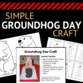 Simple Groundhog Day Craft
