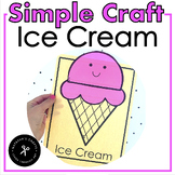 Simple Ice Cream Craft A Fine Motor Activity