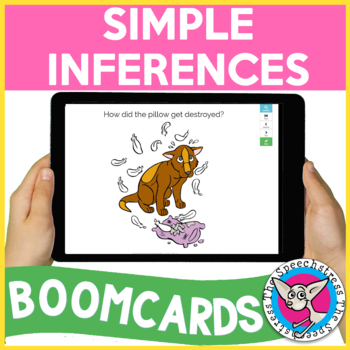 Preview of Simple Inferences BOOM CARDS™