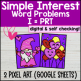 Simple Interest Digital Pixel Art | Principal Rate Time En