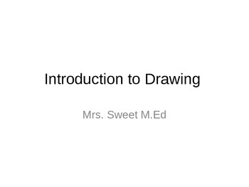 Preview of Simple Intro To Drawing