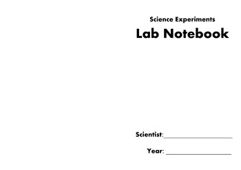 Preview of Simple Lab Notebook Cover 2