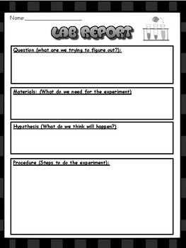 Preview of Simple Lab Report Template