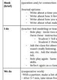 Simple Lesson Plan Template with Example