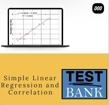 Preview of Simple Linear Regression and Correlation Test Bank