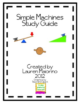 Preview of Simple Machine Study Guide
