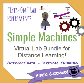 Preview of Simple Machine Virtual Labs for Distance Learning