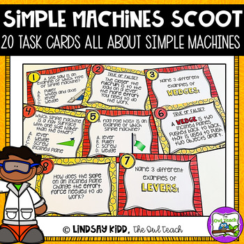 Preview of Simple Machines:  Simple Machines Activity Task Cards