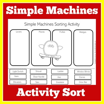 Simple Machines Worksheet Activity by Green Apple Lessons | TpT