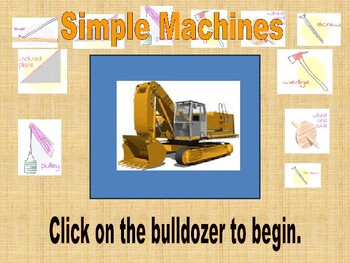 Preview of Simple Machines / An Interactive Presentation & A Quiz with Answers (Grades 4-6)
