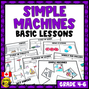 Preview of Simple Machines | Basic Lessons and Activities | Wheels and Levers