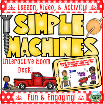 Preview of Simple Machines Boom Card Deck!