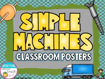 Preview of Simple Machines Classroom Posters