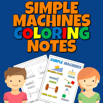 Preview of Simple Machines Coloring Notes