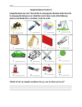 critical thinking questions about simple machines