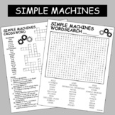 Simple Machines Crossword & Word Search Packet