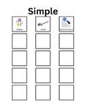 Simple Machines Folder Sort- File Sort for students with Autism