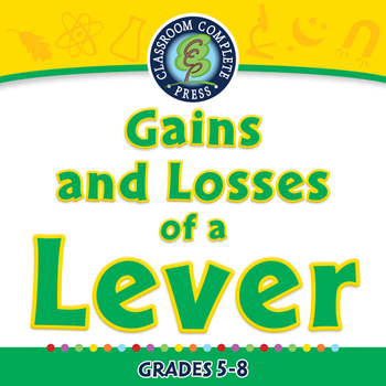 Preview of Simple Machines: Gains and Losses of a Lever - NOTEBOOK Gr. 5-8