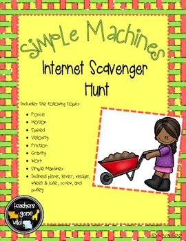 Preview of Simple Machines Internet Scavenger Hunt