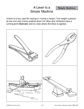 Simple Machines: Levers by Evan-Moor Educational Publishers | TpT