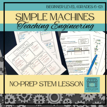 Preview of Simple Machines, Mechanical Advantage, Work & Force: Teaching Engineering Series