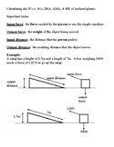 Simple Machines - Notes & Problems with Key
