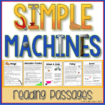 Preview of Simple Machines Reading Passages