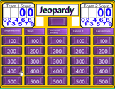 Simple Machines Review- Smartboard Jeopardy