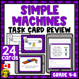 Simple Machines Review | Task Cards | Wheels and Levers