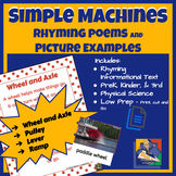 Simple Machines Rhyming Poems - Pulley, Ramp, Lever, and W