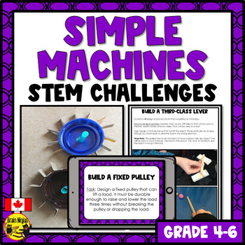 Preview of Simple Machines | STEM Challenges | Wheels and Levers