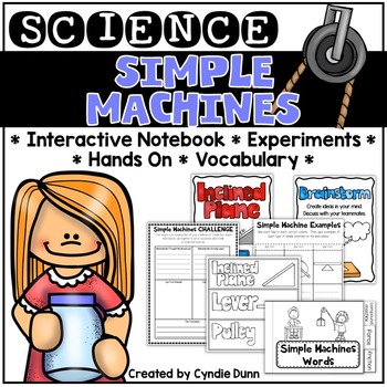 Preview of Simple Machines Science Interactive Notebook Activities